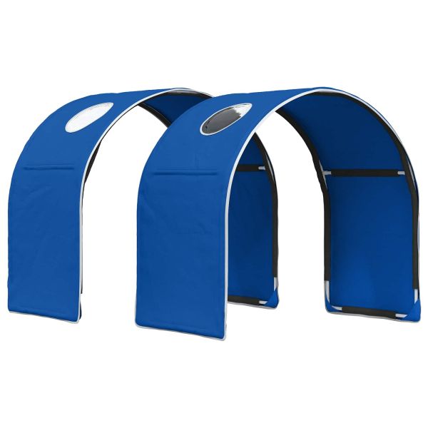 Леглов тунел 2 pcs Синьо 211 x 52,5 x 2 см Полиестер