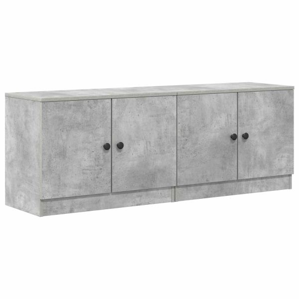 Шкаф за легло със съхранение 2 pcs Бетонно сиво 66 x 35 x 48 см