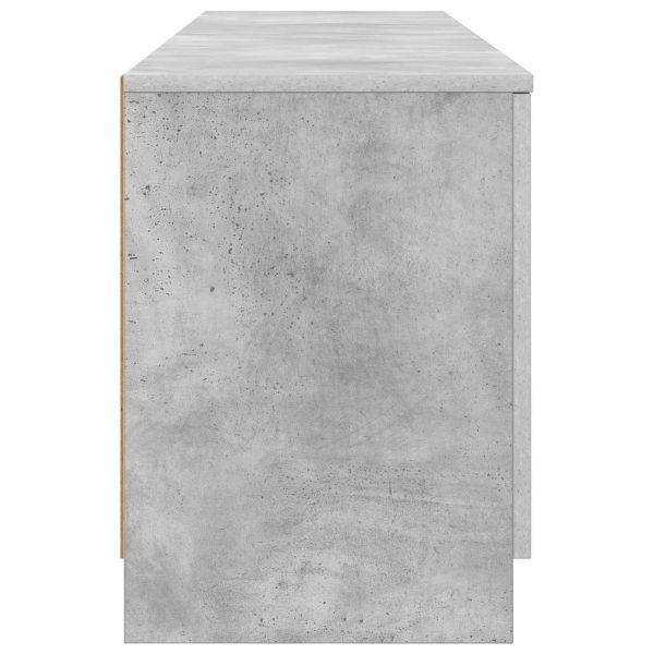 Шкаф за легло със съхранение 2 pcs Бетонно сиво 66 x 35 x 48 см