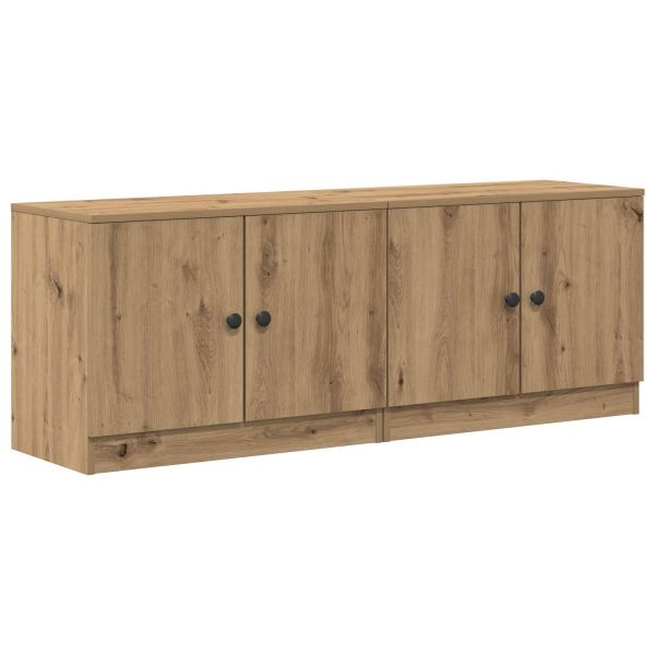 Шкаф за легло със съхранение 2 pcs Дъб артизан 66 x 35 x 48 см