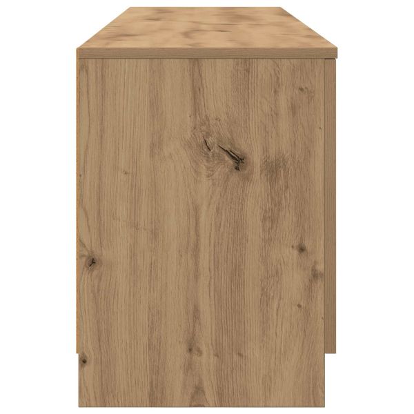 Шкаф за легло със съхранение 2 pcs Дъб артизан 66 x 35 x 48 см