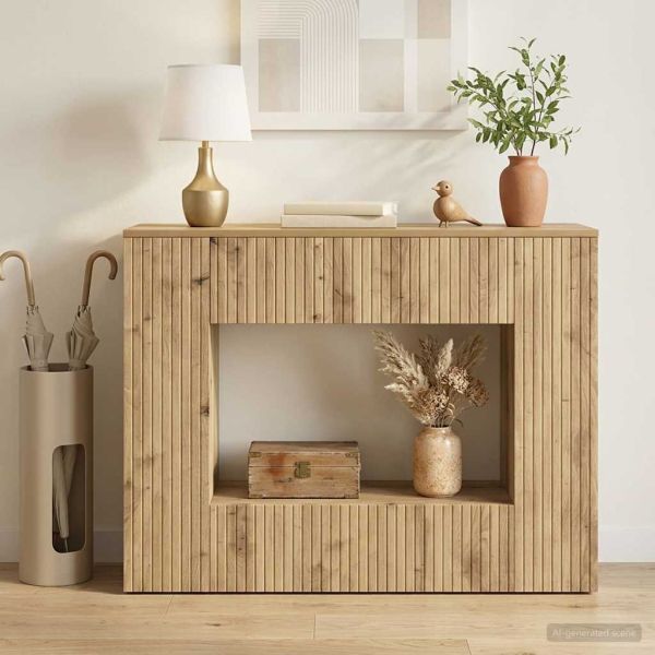 Конзолна маса На райета Артизан Дъб 101 x 29 x 74 см