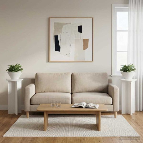 Стойка за растения 2 pcs Бяло Ø29,5 x 60 см Инженерна дървесина