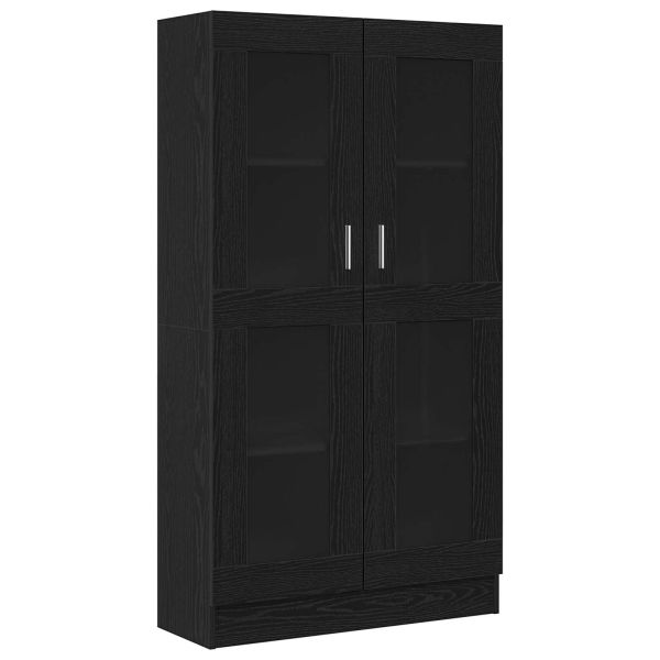 Шкаф за книги Черния дъб 82,5 x 30,5 x 150 см Инженерно дърво