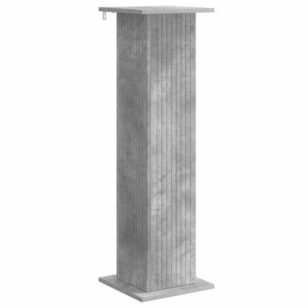 Стойка за растения 2 pcs Бетонно сиво 30,5 x 30 x 100,5 см
