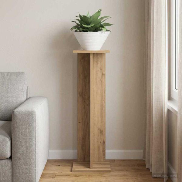 Стойка за растения Артизан Дъб 25 x 25,5 x 80,5 см