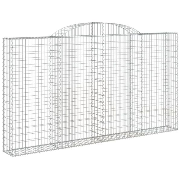 Габионни кошници арка 5 бр 300x30x160/180 см поцинковано желязо