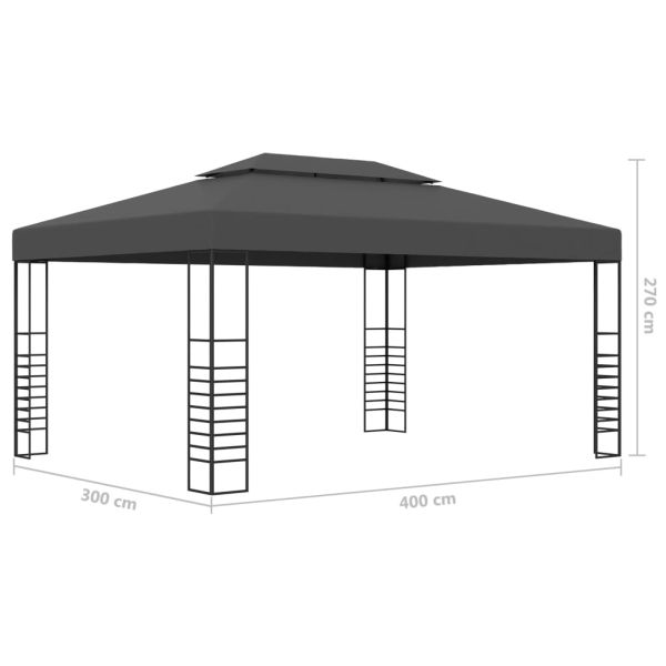 Шатра, 3х4 м, антрацит