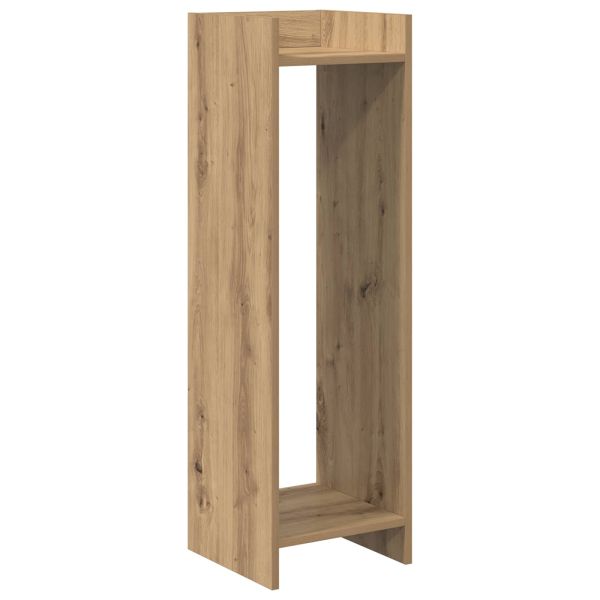 Стойка за растения с рафт 2 pcs Артизан Дъб 30 x 30 x 100 см