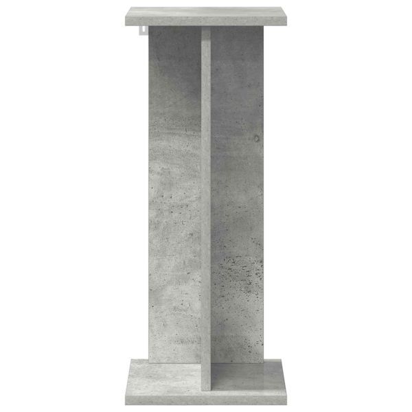Стойка за растения Бетонно Сиво 25 x 25,5 x 60,5 см
