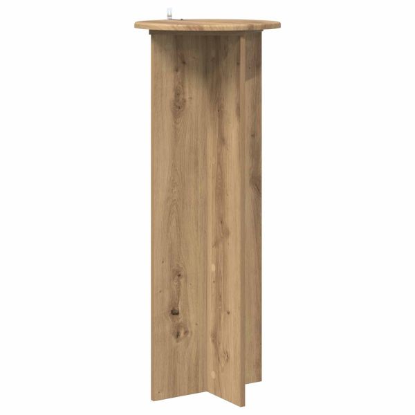 Стойка за растения 2 pcs Дъб артизан Ø40 x 100 см