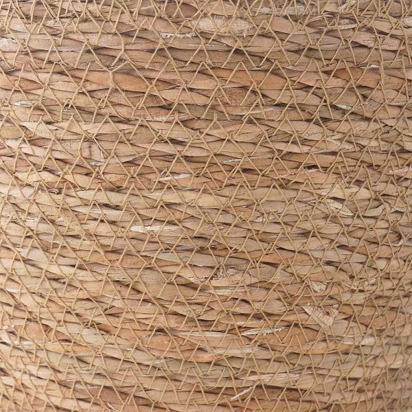 Кошници за растения от морска трева 3 pcs Натурално Ø26 x 19 см