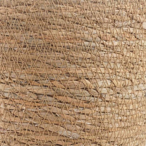 Кошници за растения от морска трева 3 pcs Натурално Ø26 x 19 см