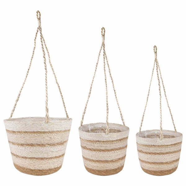 Кошници за растения от морска трева 3 pcs