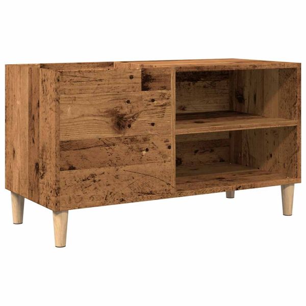 Шкаф за грамофонни плочи, 84,5x38x48 см, инженерно дърво