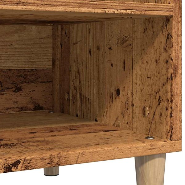 Шкаф за грамофонни плочи, 84,5x38x48 см, инженерно дърво