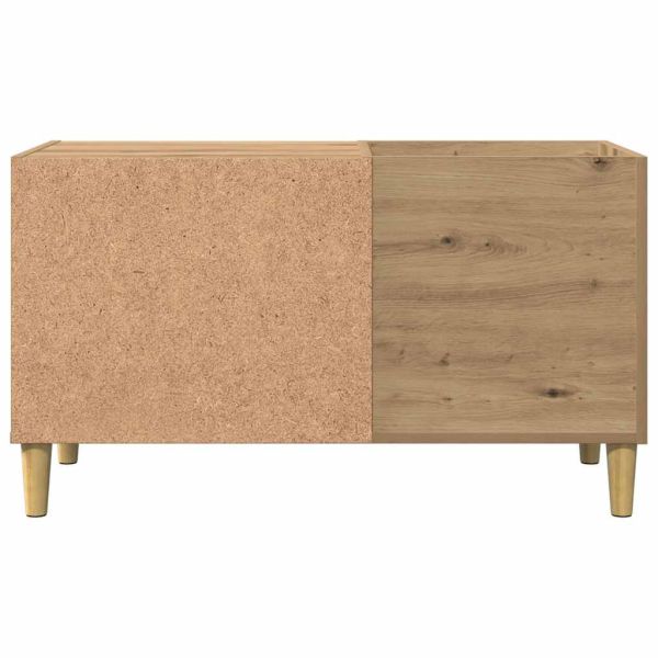 Шкаф за грамофонни плочи, 84,5x38x48 см, инженерно дърво