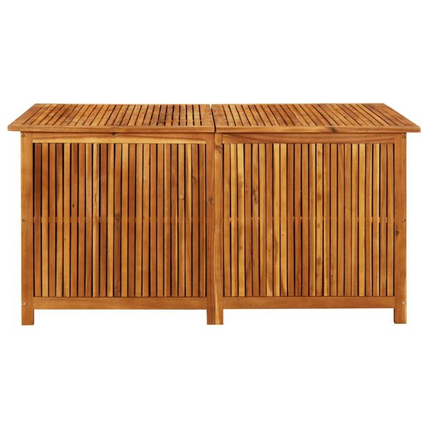 Градинска кутия за съхранение 150x80x75 см акациево дърво масив