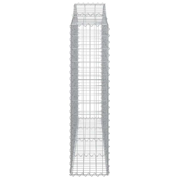 Габионни кошници арка 2 бр 200x30x120/140см поцинковано желязо