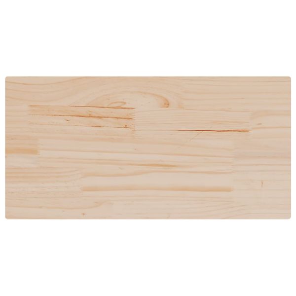 Плотове за маси, 2 бр, 60x30x2,5 см, правоъгълни, бор масив