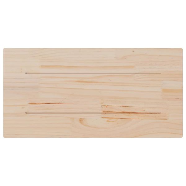 Плотове за маси, 2 бр, 60x30x2,5 см, правоъгълни, бор масив