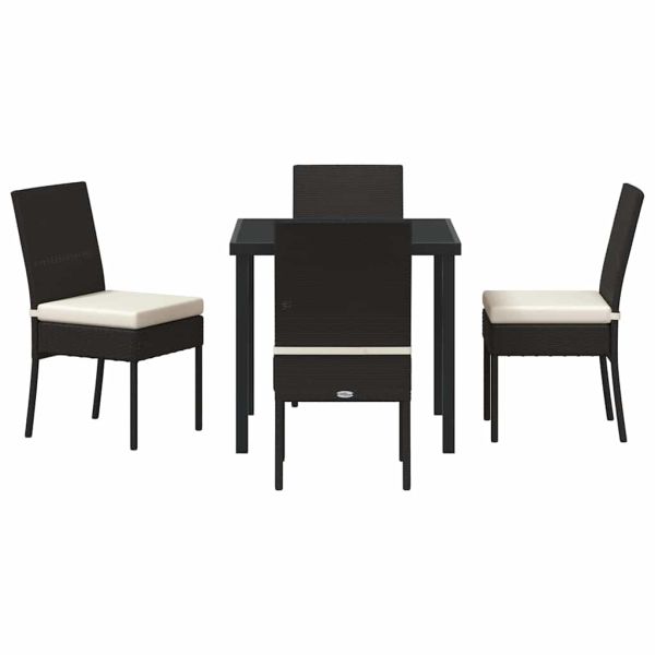 Комплект за хранене в градината 5 pcs Черно