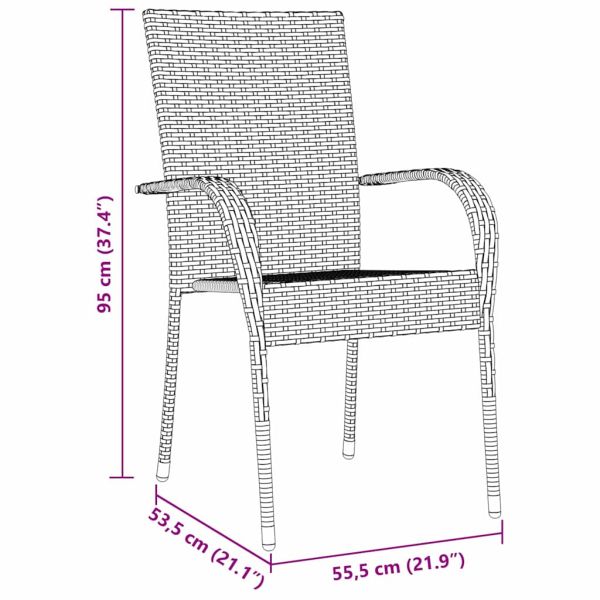Комплект за хранене в градината 3 pcs Сив
