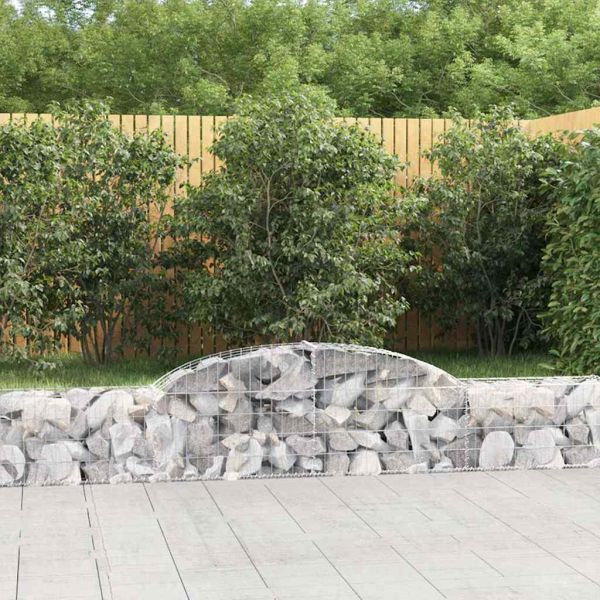 Габионни кошници арка 2 бр 300x30x40/60 см поцинковано желязо