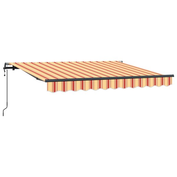 Сгъваем навес Жълто 300 x 200 cm текстил
