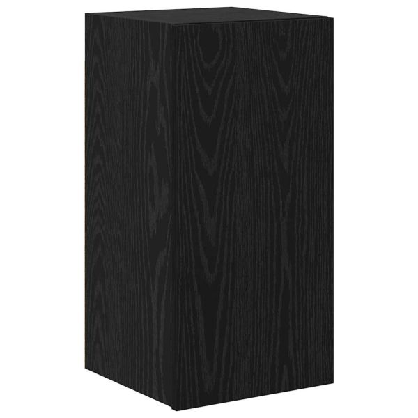 Комплект ТВ шкаф 8 pcs Черния дъб Инженерно дърво