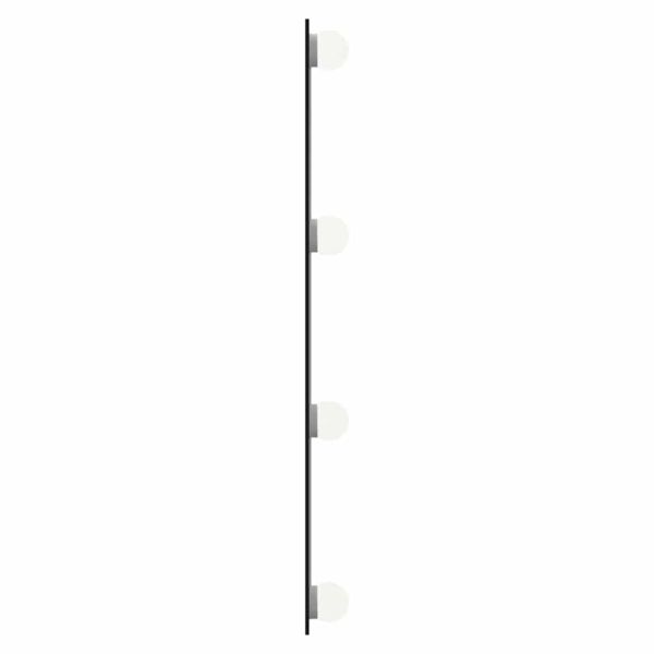 Стенно огледало с LED лампи 30x60 см стъкло правоъгълно