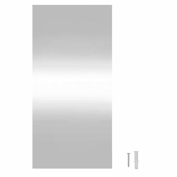 Стенно огледало с LED лампи 30x60 см стъкло правоъгълно