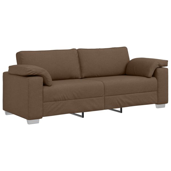 Диван 2 pcs Кафяво 219 x 80 x 82 см текстил