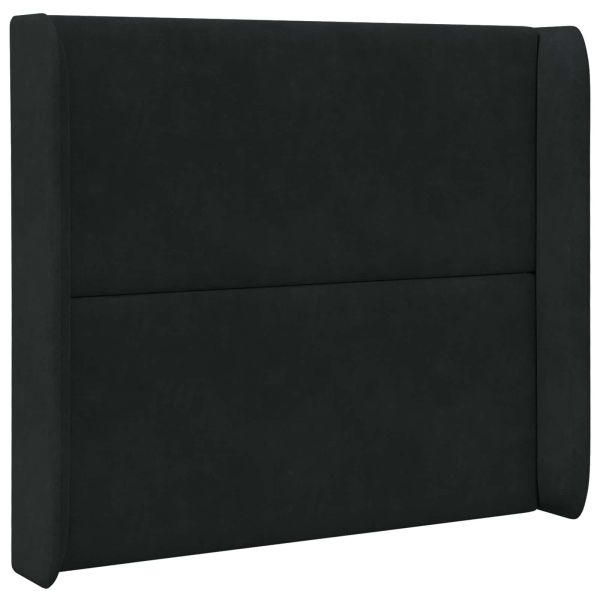 Ушичка на таблата Черно 80 x 16 x 4 см Кадифе