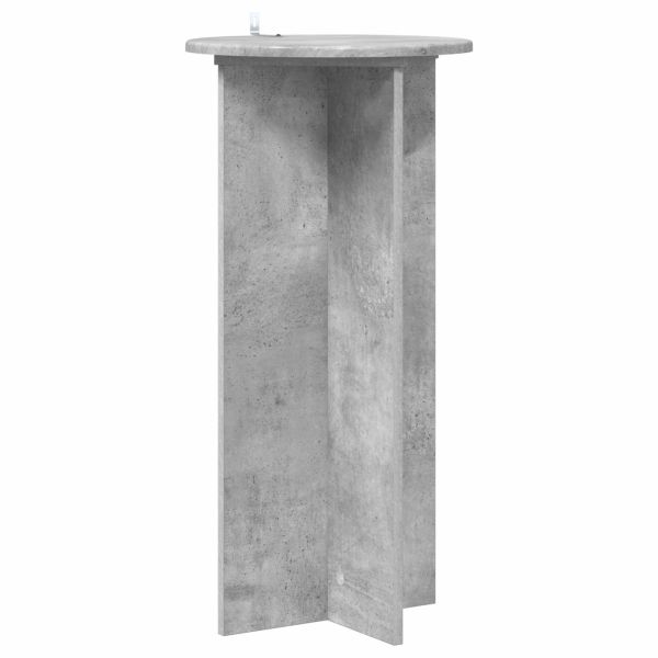 Стойка за растения 2 pcs Бетонно сиво 40 x 40 x 80 cm