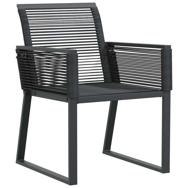 Комплект за хранене в градината 3 pcs Черно
