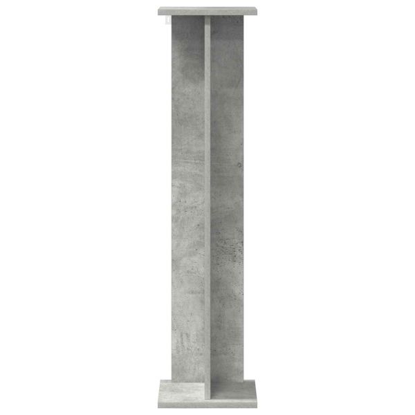 Стойка за растения Бетонно Сиво 25 x 25,5 x 100,5 см