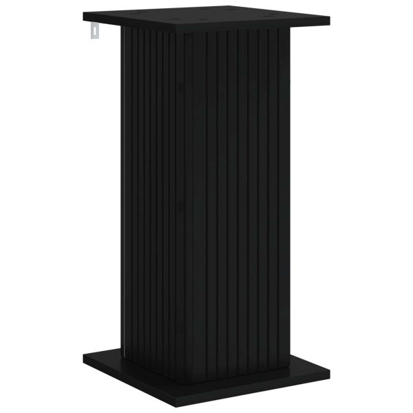 Стойка за растения 2 pcs Черно 30,5 x 30 x 60,5 см