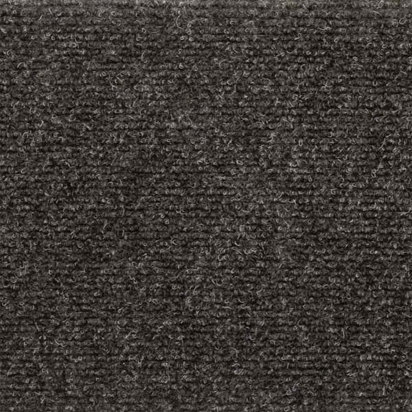Изтривалки за стълби, самозалепващи се, 15 бр., 60x25 см, антрацит, правоъгълни