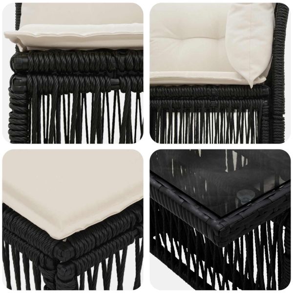 Градински Софа Комплект 13 pcs полиратан