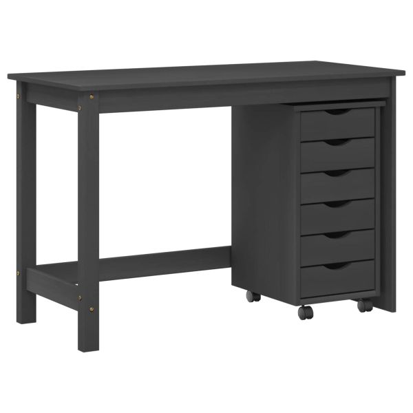 Комплект бюро и подвижен шкаф MOSS 2 pcs Сиво