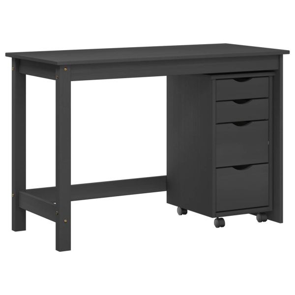 Комплект бюро и подвижен шкаф MOSS 2 pcs Сиво