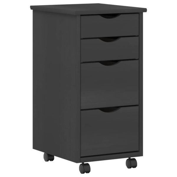 Комплект бюро и подвижен шкаф MOSS 2 pcs Сиво