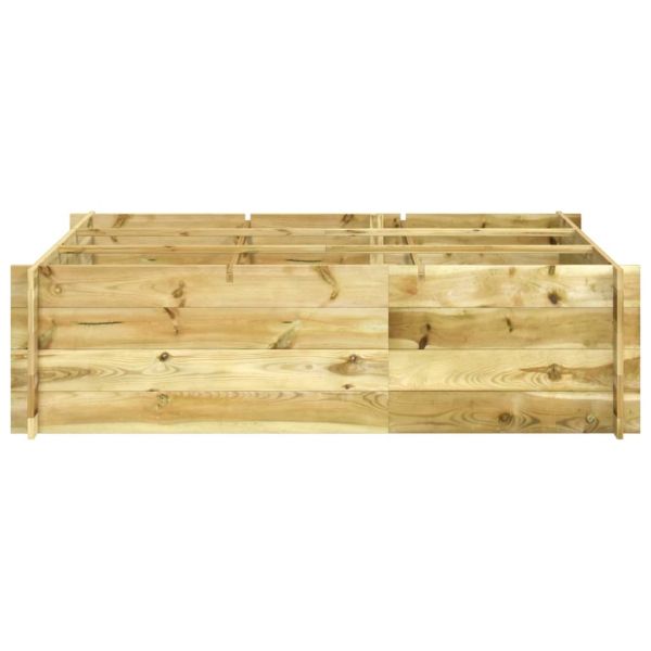 Повдигната леха, 150x100x40 см, импрегнирано дърво