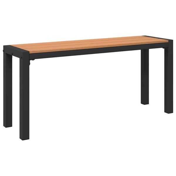 Градинска пейка Кафяво 100 x 28 x 45cm Стомана