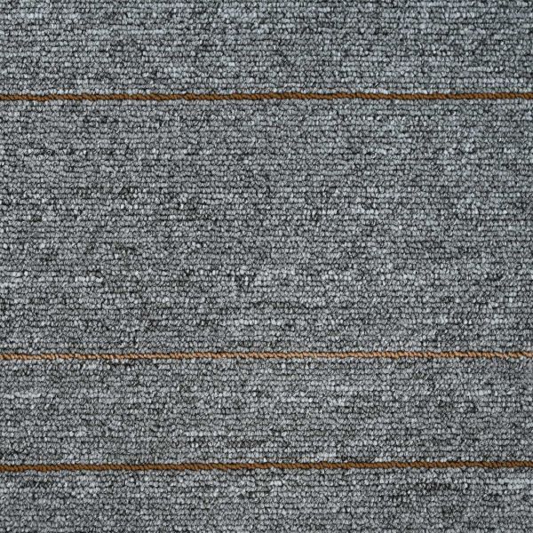 Килимна плочка Светлосиво на ивици 50 x 50 cm 20 pcs ПП и Битум