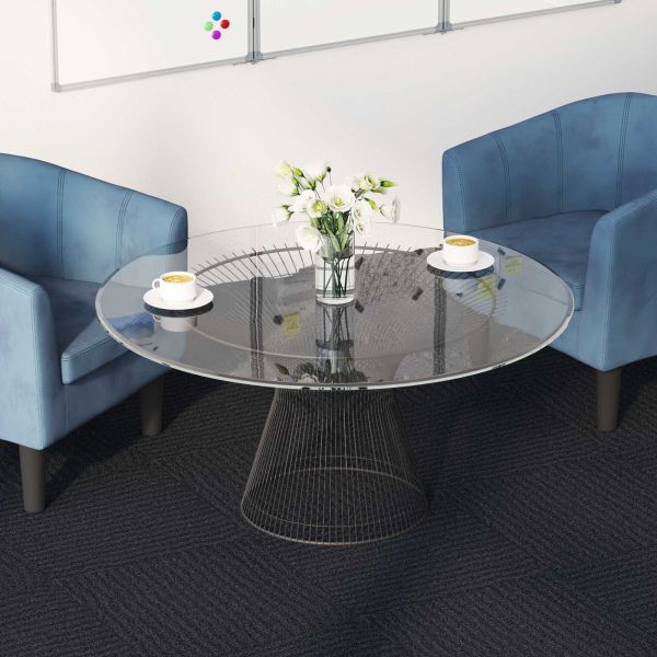 Килимна плочка Тъмносиво 50 x 50 cm 36 pcs ПП и Битум