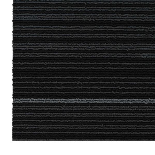 Килимна плочка Сиви ивици 50 x 50 cm 20 pcs ПП и Битум