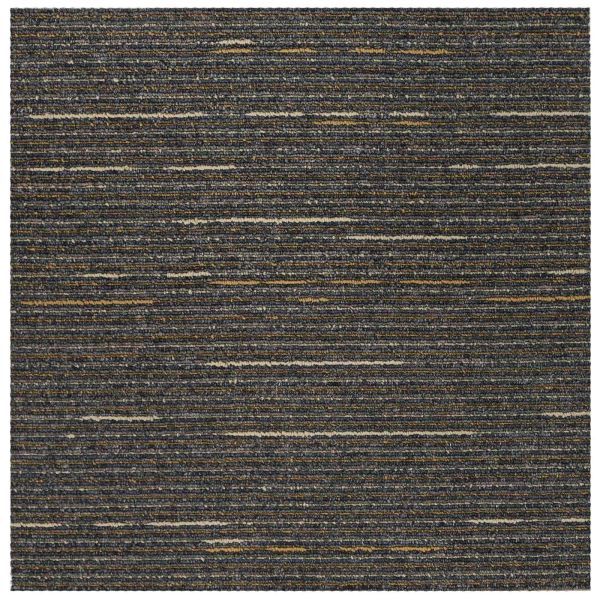 Килимна плочка Линиран светлокафяв 50 x 50 cm 4 pcs ПП и Битум