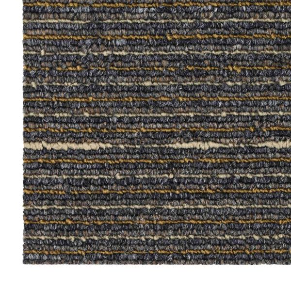 Килимна плочка Линиран светлокафяв 50 x 50 cm 36 pcs ПП и Битум